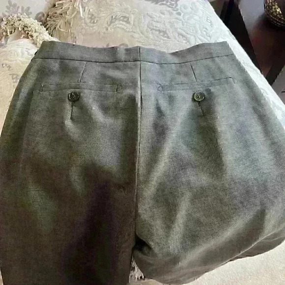 Max  Mara Trouser Pants Made In Italy Mohair Wool Minimalist Gray - Picture 7 of 13